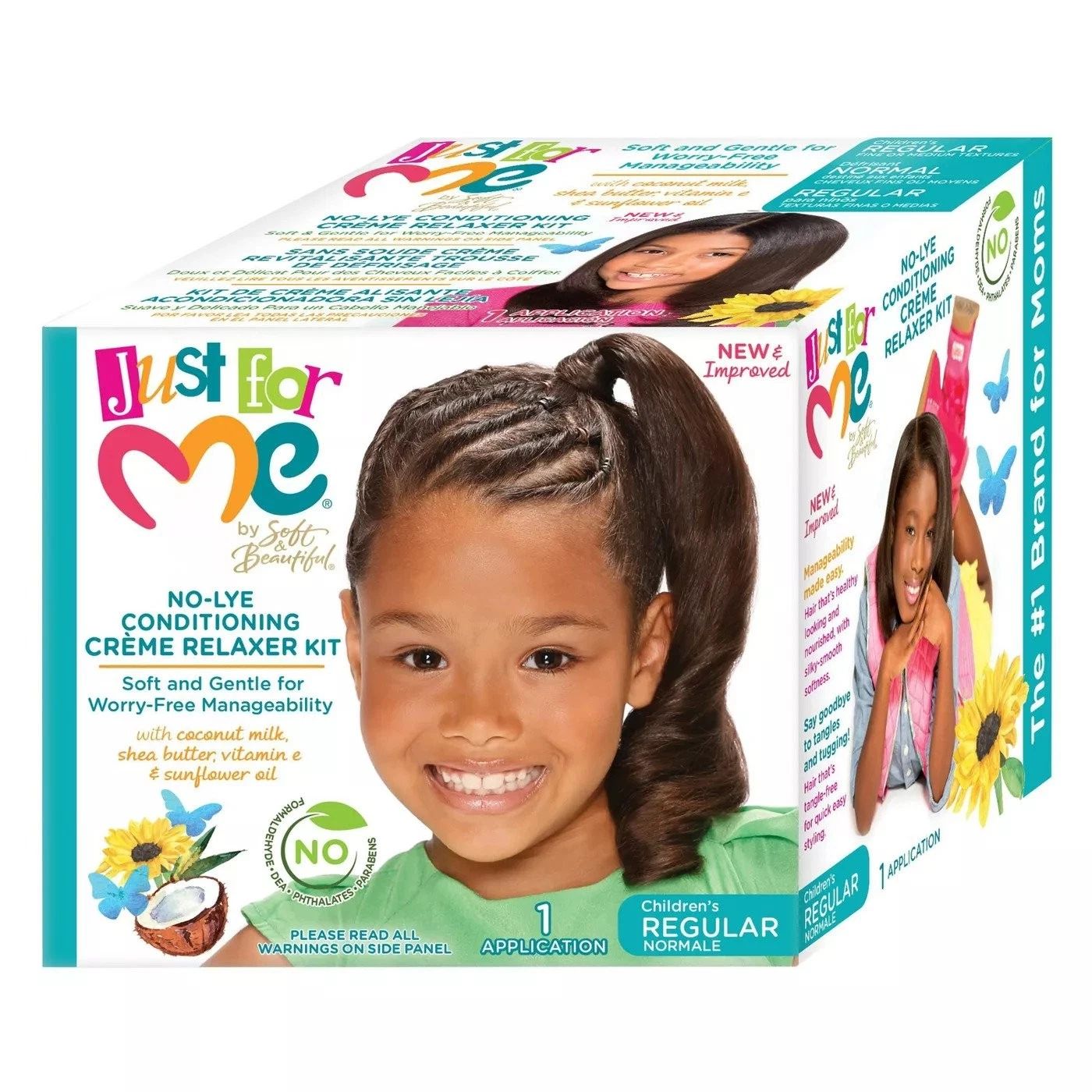 Just For Me No Lye Conditioning Creme Relaxer Kit